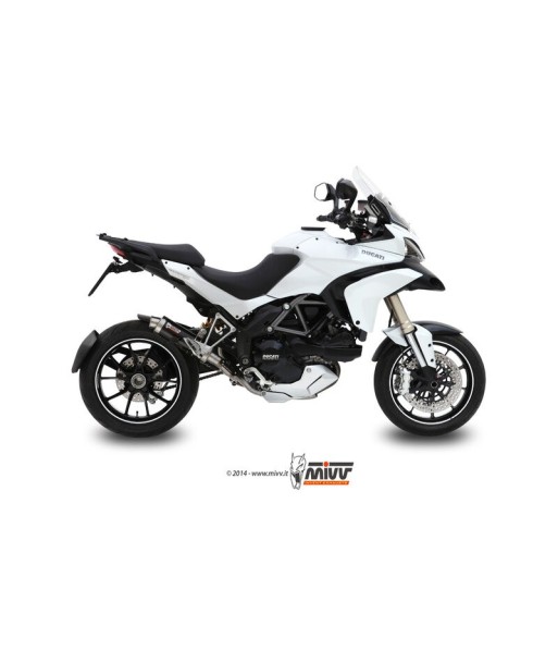Mivv Slip-On GP black Ducati Multistrada 1200 2010-14