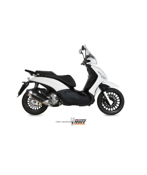 Mivv Full system 1x1 Urban St. Steel Piaggio Beverly 125 2014-16