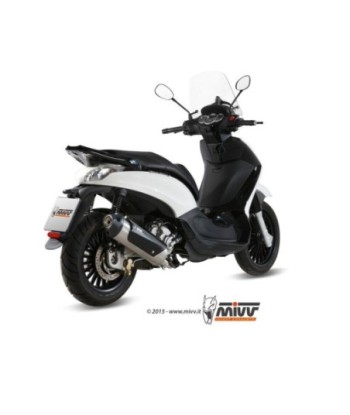 Mivv Full system 1x1 Urban St. Steel Piaggio Beverly 125 2014-16