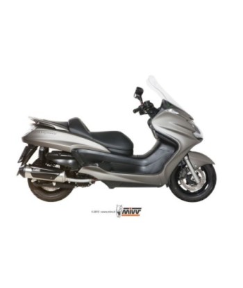 Mivv Full system 1x1 Urban St. Steel Yamaha Majesty 400 2007-14