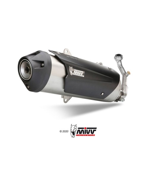Mivv Full system 1x1 Urban St. Steel Yamaha Majesty 400 2004-06