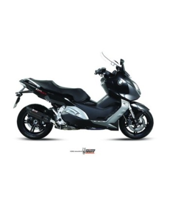 Mivv Slip-On Suono black con tapa carbono BMW C 600 Sport / C 650 GT 2012-15