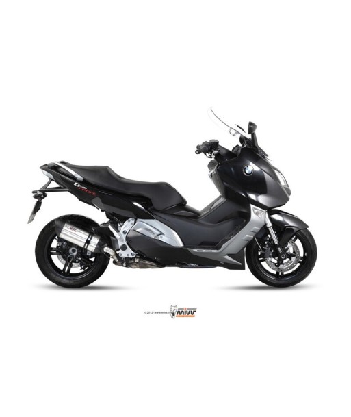 Mivv Slip-On Suono St. Steel con tapa carbono BMW C 600 Sport / C 650 GT 2012-15