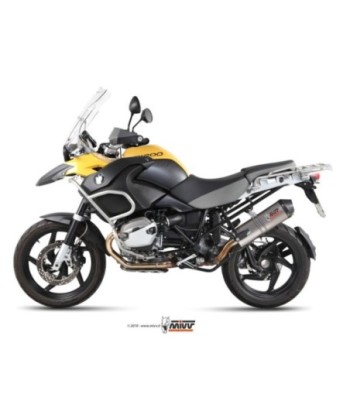 Mivv Slip-On Oval titan con tapa carbono BMW R 1200 GS / Adventure 2010-12