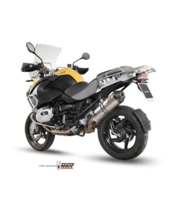 Mivv Slip-On Oval titan con tapa carbono BMW R 1200 GS / Adventure 2010-12