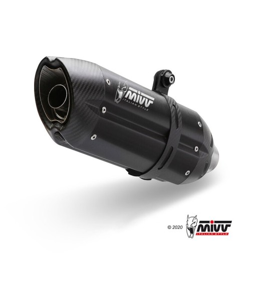 Mivv Slip-On Suono black con tapa carbono BMW R 1200 GS / Adventure 2010-12