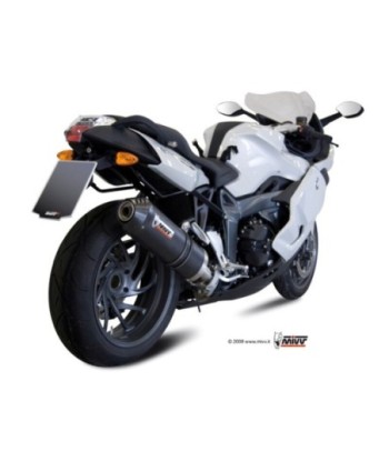 Mivv Slip-On Oval carbono con tapa carbono BMW K 1300 R / S 2009-16