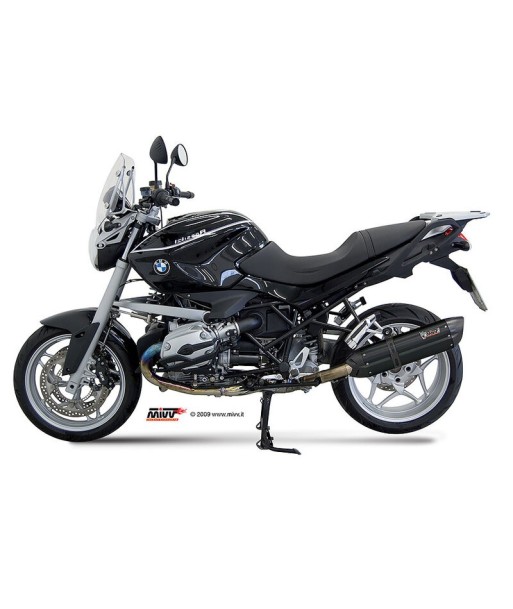 Mivv Slip-On Suono black con tapa carbono BMW R 1200 R 2008-10