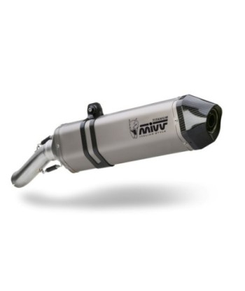 Mivv Slip-On Speed edge titan con tapa carbono BMW R 1200 GS / Adventure 2008-09