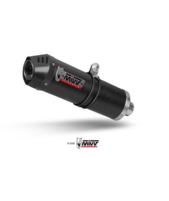 Mivv Slip-On Oval carbono con tapa carbono BMW R 1200 GS / Adventure 2008-09