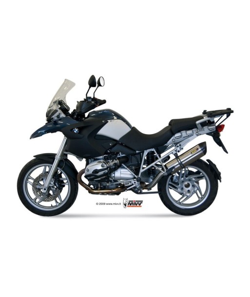 Mivv Slip-On Suono St. Steel con tapa carbono BMW R 1200 GS / Adventure 2008-09
