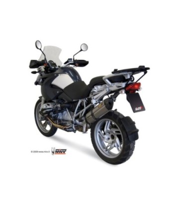 Mivv Slip-On Suono St. Steel con tapa carbono BMW R 1200 GS / Adventure 2008-09