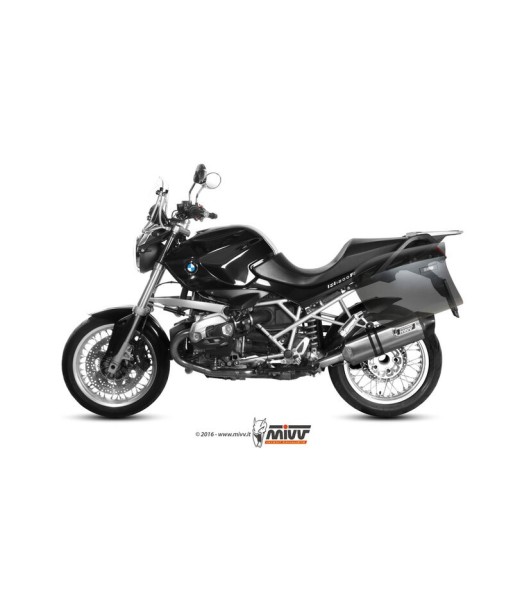 Mivv Slip-On Speed edge St. Steel con tapa carbono BMW R 1200 R 2011-14