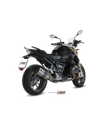 Mivv Slip-On Speed edge St. Steel con tapa carbono BMW R 1200 R / RS 2015-18