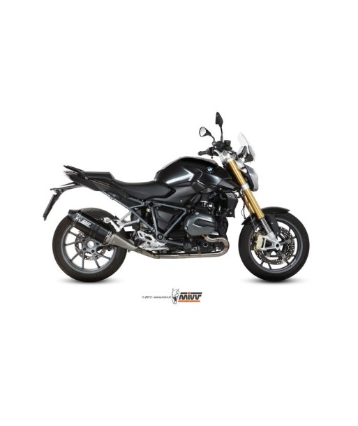 Mivv Slip-On Speed edge black BMW R 1200 R / RS 2015-18