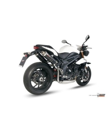 Mivv 2 Slip-On GP carbon Triumph Speed Triple 2011-15