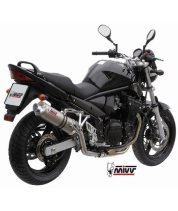 Mivv Slip-On Oval St. Steel Suzuki GSF 650 Bandit 2005-06