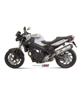 Mivv Slip-On Oval titan con tapa carbono BMW F 800 R / GT 2009-20