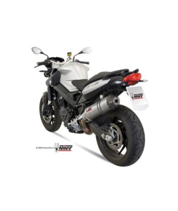 Mivv Slip-On Oval titan con tapa carbono BMW F 800 R / GT 2009-20