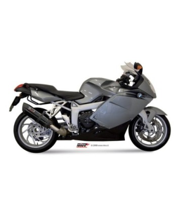 Mivv Slip-On Suono black con tapa carbono BMW K 1200 R / S / GT 2005-08