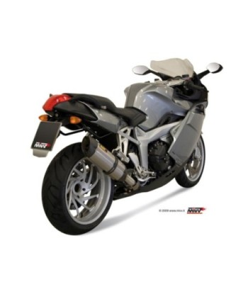 Mivv Slip-On Suono St. Steel con tapa carbono BMW K 1200 R / S / GT 2005-08