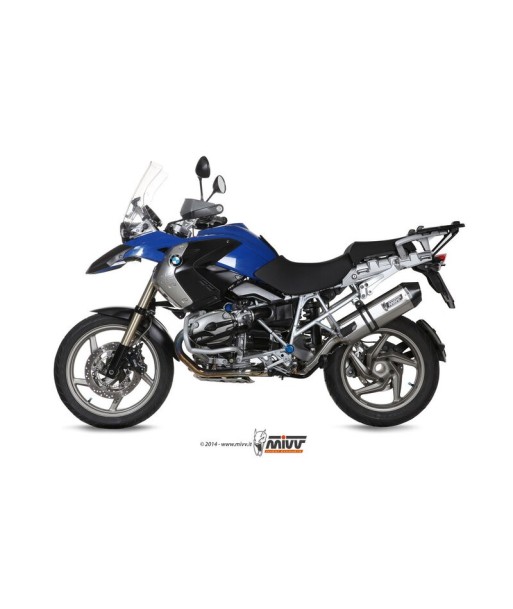 Mivv Slip-On Speed edge St. Steel con tapa carbono BMW R 1200 GS / Adventure 2004-07