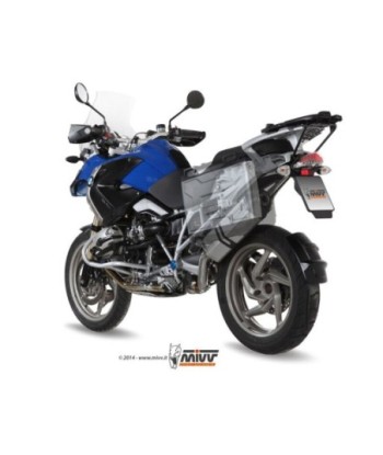 Mivv Slip-On Speed edge St. Steel con tapa carbono BMW R 1200 GS / Adventure 2004-07