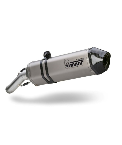 Mivv Slip-On Speed edge titan con tapa carbono BMW R 1200 GS / Adventure 2004-07