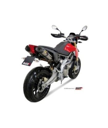 Mivv 2 Slip-On Suono St. Steel con tapa carbono Aprilia Dorsoduro 750 2008-16