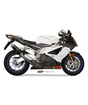 Mivv 2 Slip-On GP black Aprilia RSV 1000 2004-08 / Tuono Fighter 1000 2006-10