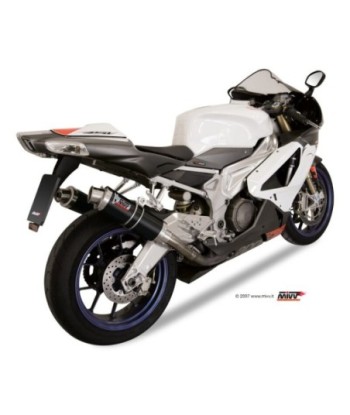Mivv 2 Slip-On GP black Aprilia RSV 1000 2004-08 / Tuono Fighter 1000 2006-10