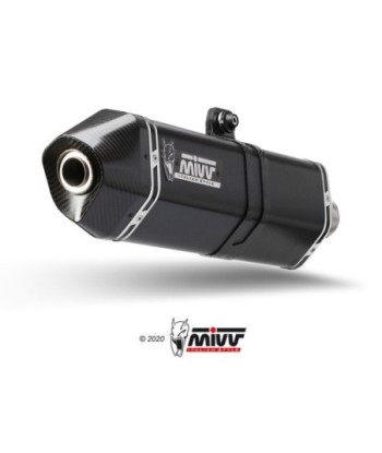 Mivv 2 Slip-On Speed edge black Triumph Speed Triple 2016-17