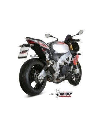 Mivv Slip-On Mk3 black Aprilia Tuono V4 1100 2018-20