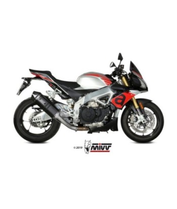 Mivv Slip-On Speed edge black Aprilia Tuono V4 1100 2018-20