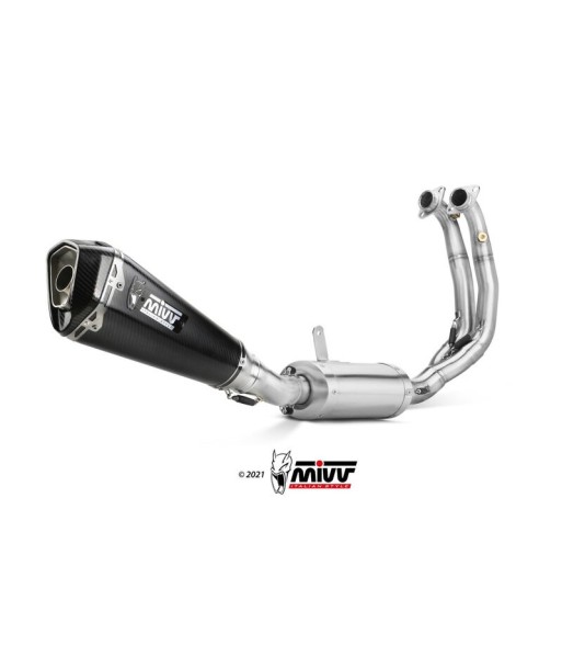 Mivv Full system 2x1 Delta Race carbono Aprilia RS 660 2020-24 / Tuono 660 2021-24