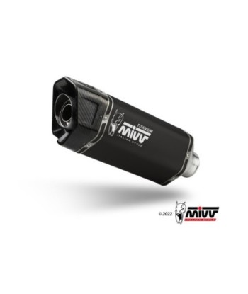 Mivv Escape Completo 2x1 SR-1 Black Titanio Yamaha T-MAX 560 2025-26 (colector inox)