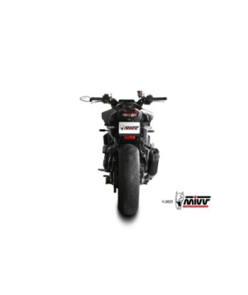 Mivv Escape Completo 3x1 AK-1 Black con tapa de carbono Yamaha MT-09 / SP / FZ-09 2024-26 / R9 2025