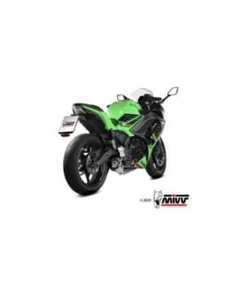 Mivv Escape Completo 2x1 DELTA RACE ST. STEEL KAWASAKI NINJA 650 / Z650 2024-26