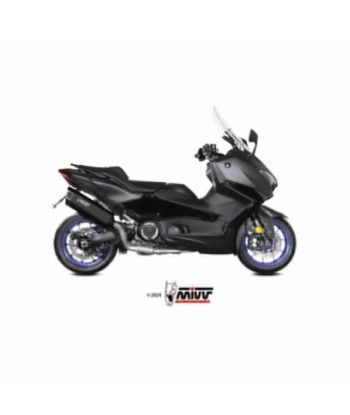 Mivv Escape Completo 2x1 SR-1 BLACK TITANIUM YAMAHA T-MAX 560 2025-26 (+CAT)