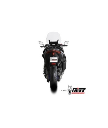 Mivv Escape Completo 2x1 SR-1 BLACK TITANIUM YAMAHA T-MAX 560 2025-26 (+CAT)