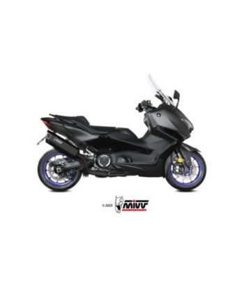 Mivv Escape Completo 2x1 SR-1 BLACK TITANIUM YAMAHA T-MAX 560 2025-26 (+CAT)
