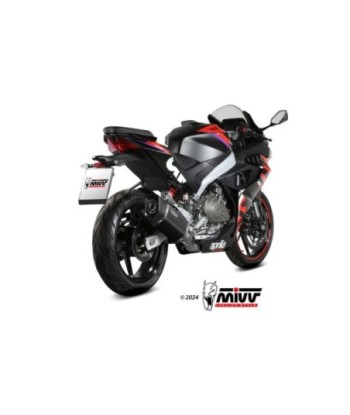 Mivv Escape Completo 2x1 SR-1 BLACK APRILIA RS 457 2024-26 (+CAT)