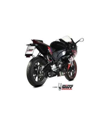 Mivv Escape Completo 1x1 DELTA RACE BLACK APRILIA RS 125 / TUONO 125 2025-26 (+CAT)