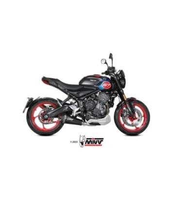 Mivv Escape Completo 3x1 DELTA RACE BLACK TRIUMPH TRIDENT 660 2025-26