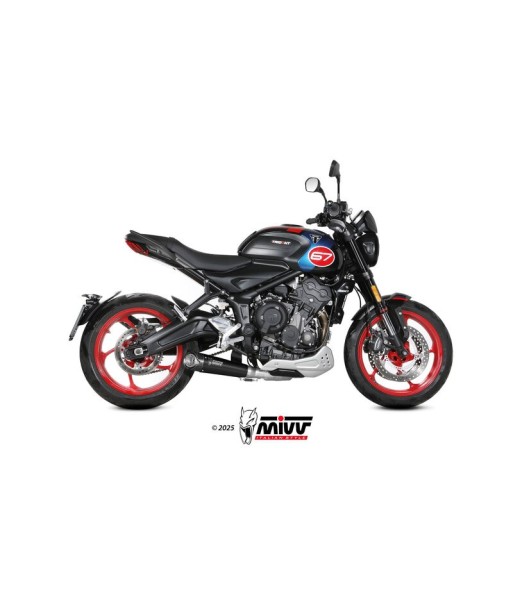 Mivv Escape Completo 3x1 X-M5 BLACK TRIUMPH TRIDENT 660 2025-26