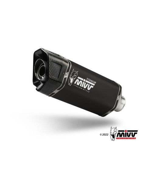 Mivv Escape Completo 3x1 SR-1 BLACK TITANIUM TRIUMPH STREET TRIPLE 765 R / RS 2025-26