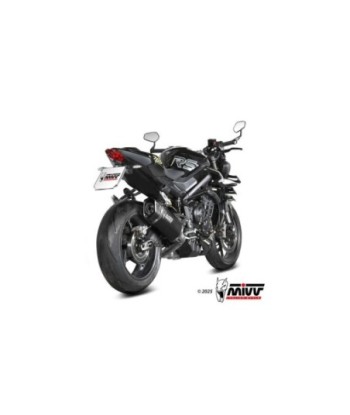 Mivv Escape Completo 3x1 SR-1 BLACK TITANIUM TRIUMPH STREET TRIPLE 765 R / RS 2025-26