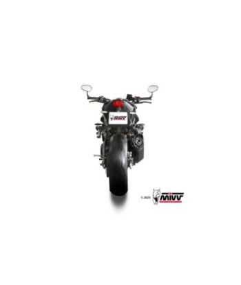 Mivv Escape Completo 3x1 SR-1 BLACK TITANIUM TRIUMPH STREET TRIPLE 765 R / RS 2025-26