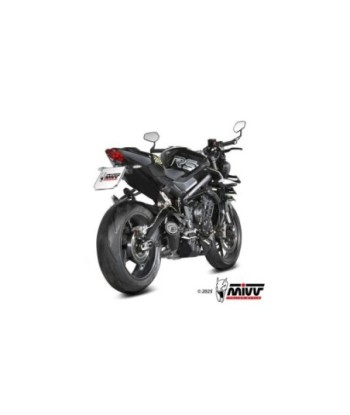 Mivv Escape Completo 3x1 X-M5 BLACK TRIUMPH STREET TRIPLE 765 R / RS 2025-26