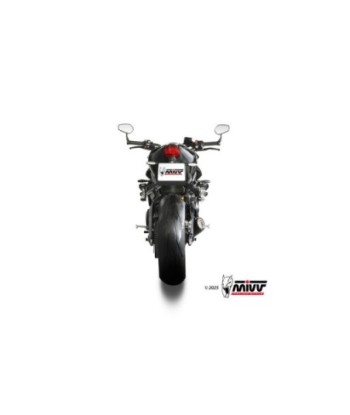 Mivv Escape Completo 3x1 X-M5 BLACK TRIUMPH STREET TRIPLE 765 R / RS 2025-26